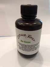 Load image into Gallery viewer, Cedar Rust Be Gone ™ Safely promotes healing of the whole tree for Cedar Rust disease. All organic plant ingredients. 120 ml 4 oz.